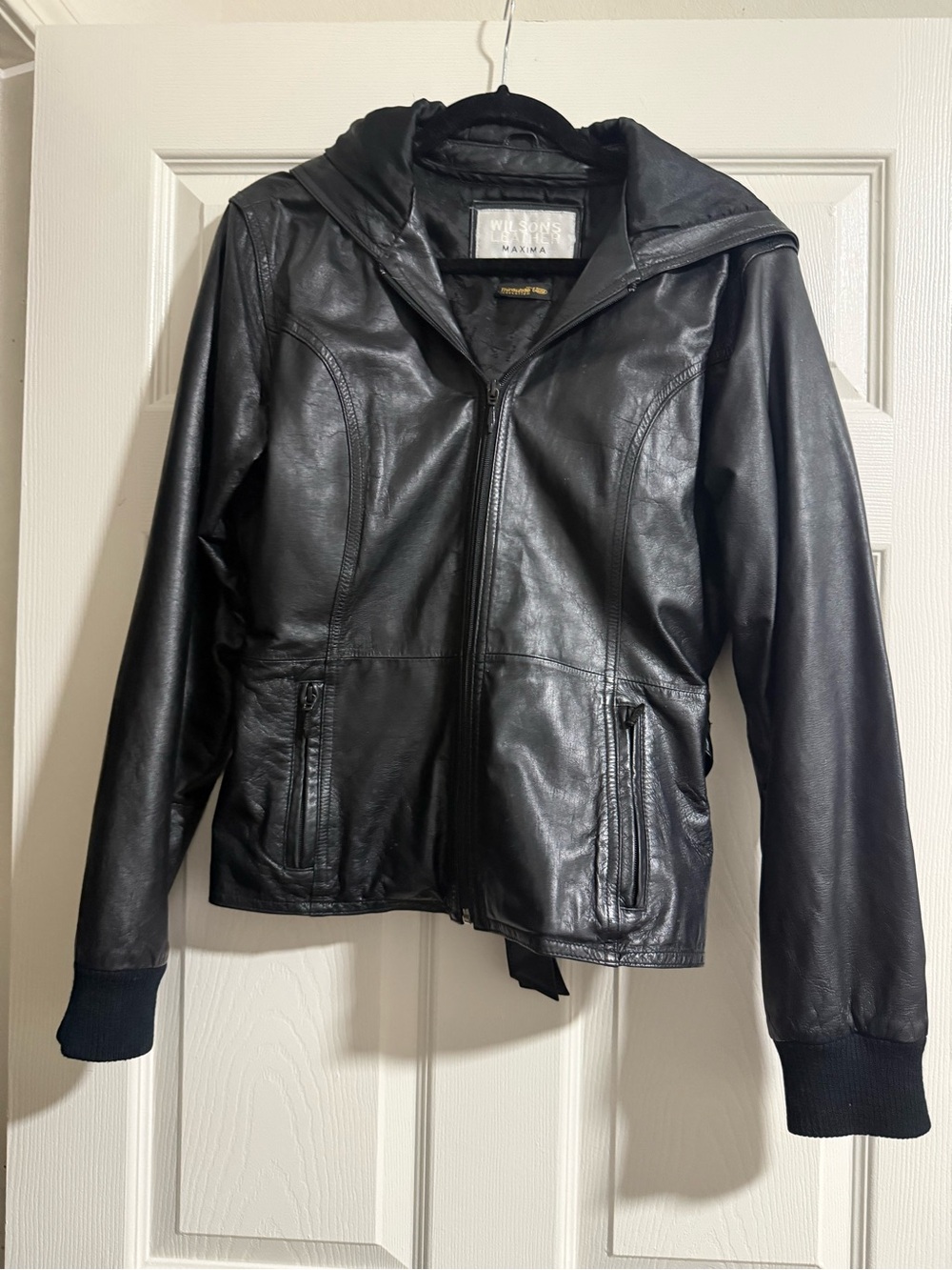Wilson's leather black jacket